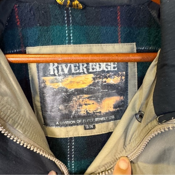 River's Edge Tan Jacket men’s, size 13-14 - Picture 6 of 8